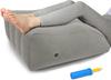 Adjustable PVC Inflatable Leg Pillow for Circulation and Elevation - Dual-Use for Home and Travel