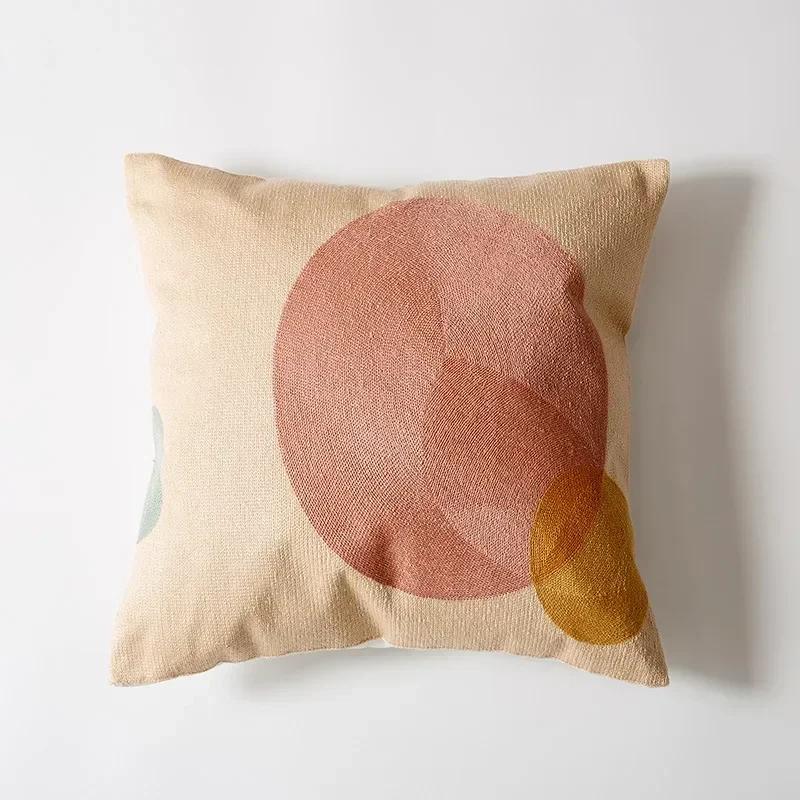 Kissenhülle 45x45cm Dekor Sofa Leinwand Stickerei Kissenbezüge Kissenbezug Kissen Dekor Zuhause Funda Cojines