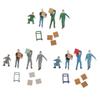 People Figures 1:64 Scale Model Painted Miniatures Set