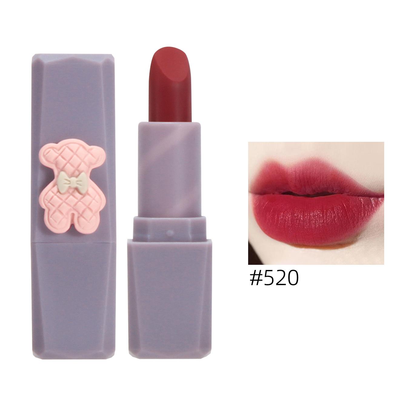 

HengFang Симпатичная форма Матовая водостойкая губная помада Стойкий макияж губ