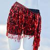 Belly Dancing Hip Scarf For Women Sequin Colorful Belly Dance Hip Scarf Party Belt India Waist Chains Tassels Skirt Gifts