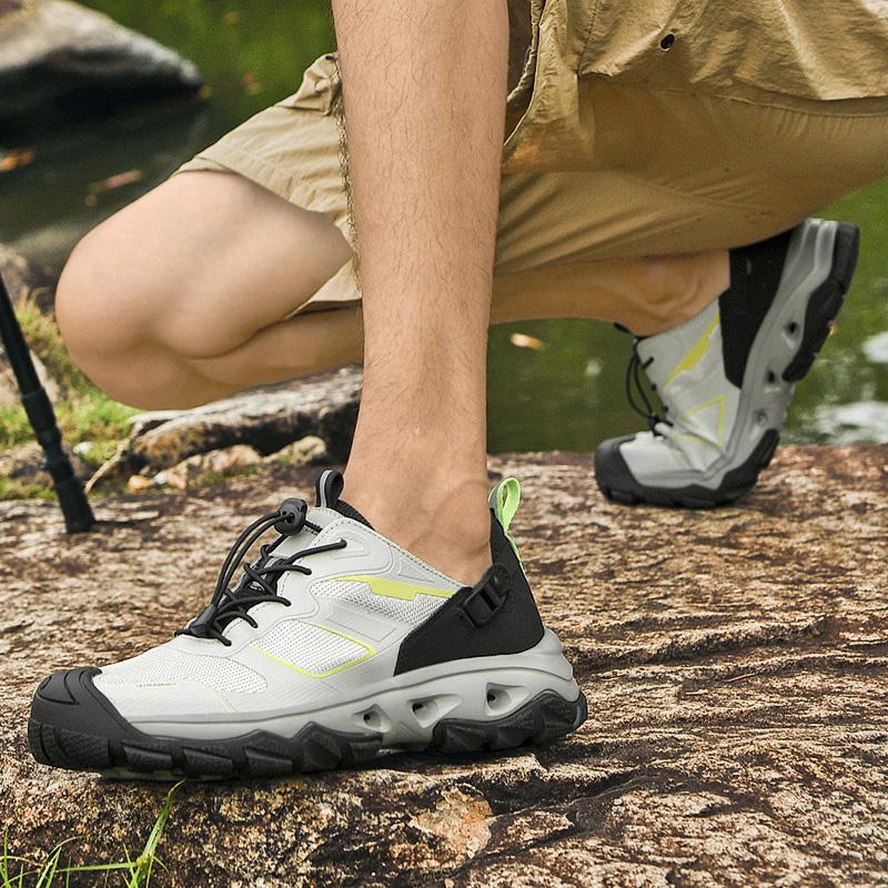 Fashion Summer Sports and Leisure Mesh Shoes Outdoor Breathable and Cushioned Hiking Climbing Shoe New Fashion Edition Non-slip Sneakers