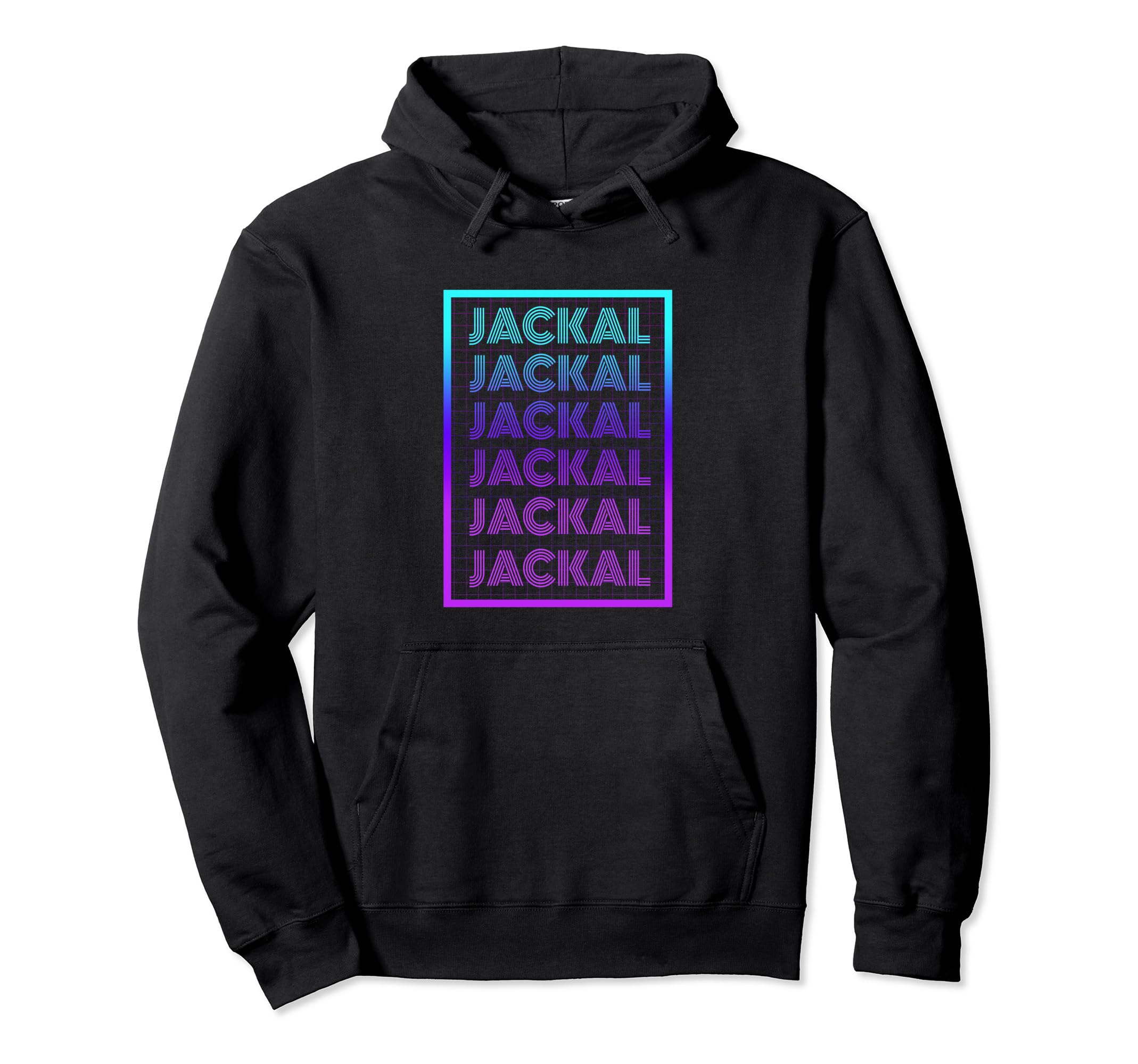

Jackal Animal 70s Retro Jackal Hoodie