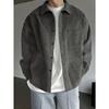 Men Loose Corduroy Long Sleeve Shirt Retro Casual Outerwear