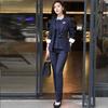 Troyman Women's Dark Stripe Professional Suit Set