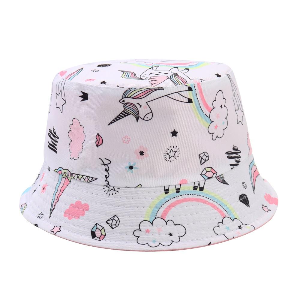2 3 4 5 Years Old Boys Girls Bucket Caps for UV Protection Cotton Sun Hats Summer Spring Outdoor Visor
