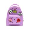 Cartoon Adjustable Straps Silicone Backpack Waterproof Soft Kids Schoolbags Durable Zippered Kindergarten Knapsack Ladies