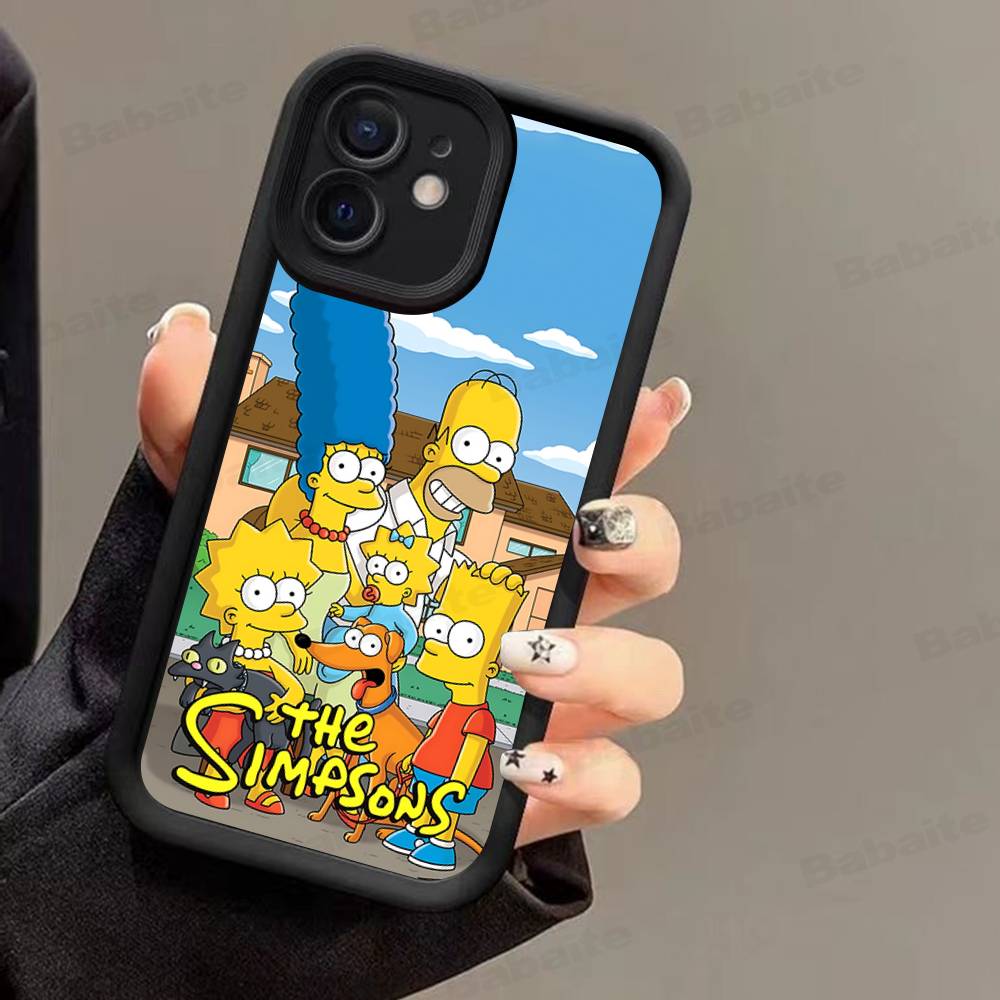 Funny Cartoon S-Simpsons For IPhone 17 16 15 14 13 12 11 Pro Max Plus Phone Case Covers