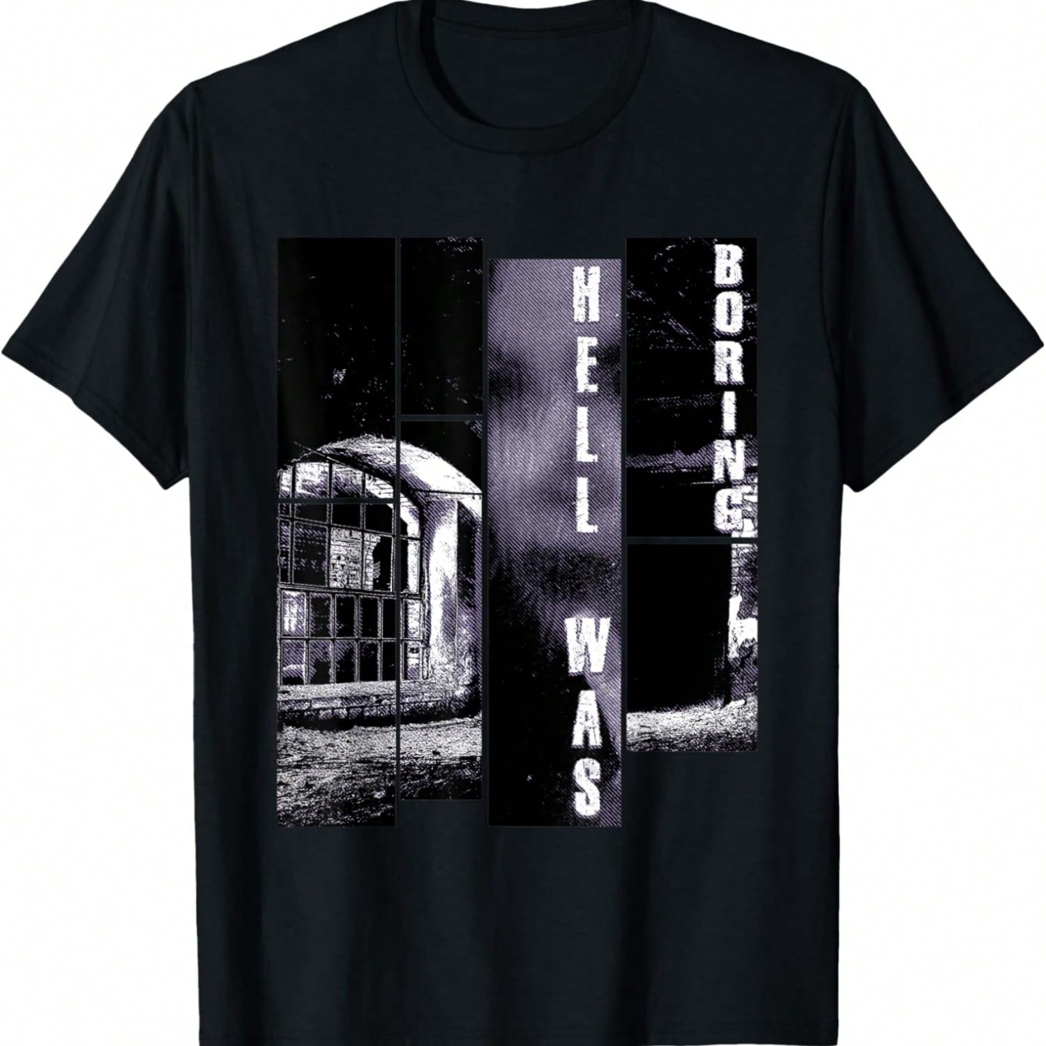 Hell Was Boring Aesthetic Goth Indie Aesthetic Clothes T-Shirt S разноцветный