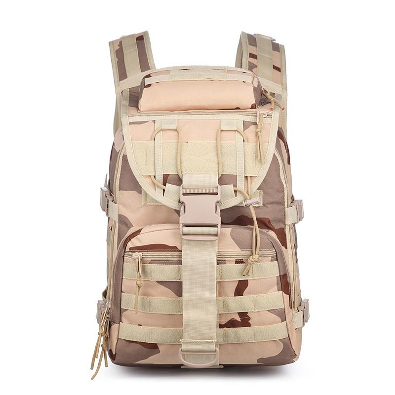Rucsac tactic impermeabil pentru drumeții în aer liber, rucsac de camuflaj pentru bărbați, rucsac durabil