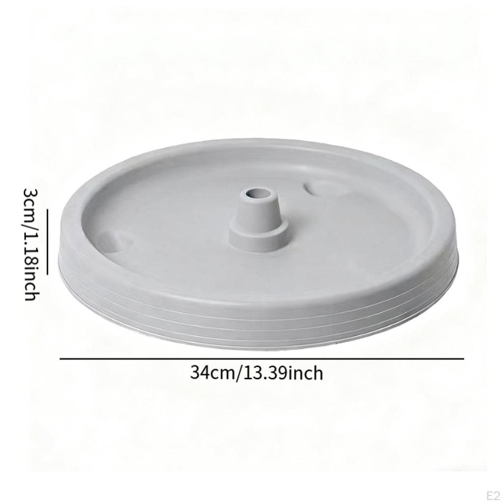 Flower Pot Drip Dish, Plant Saucer, Sturdy Heavy Duty Deep Tray, Round Tray for Garden