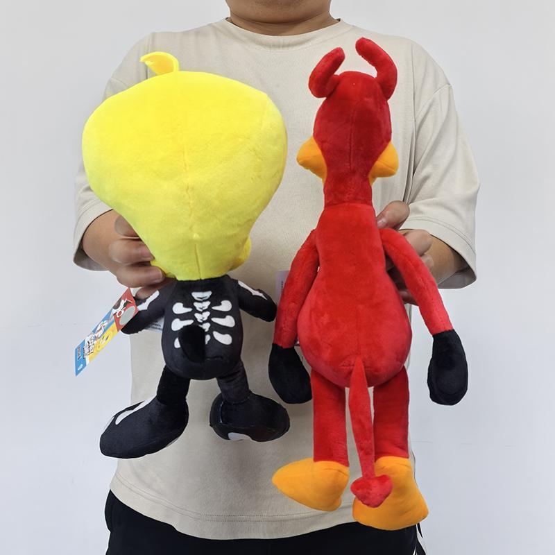 Halloween Gift Skeleton Tweety Plush Looney Tunes Daffy Stuffed Animal Doll Toy Plushie Gift Set For Kids