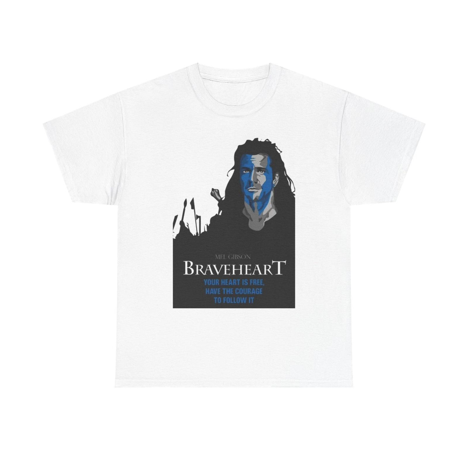 Men s and Women s T-shirts Brave Heart Graphic M