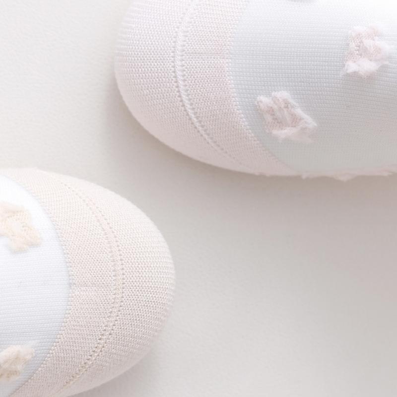 Breathable Lace Trim Kids Socks Stretchy Fit Baby Girls Ankle Socks for Newborns To Infants 4 Color Avaliable