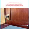 4pcs Stainless Steel Flexible Cupboard Door Window Hinge Limiter Stopper Ropes