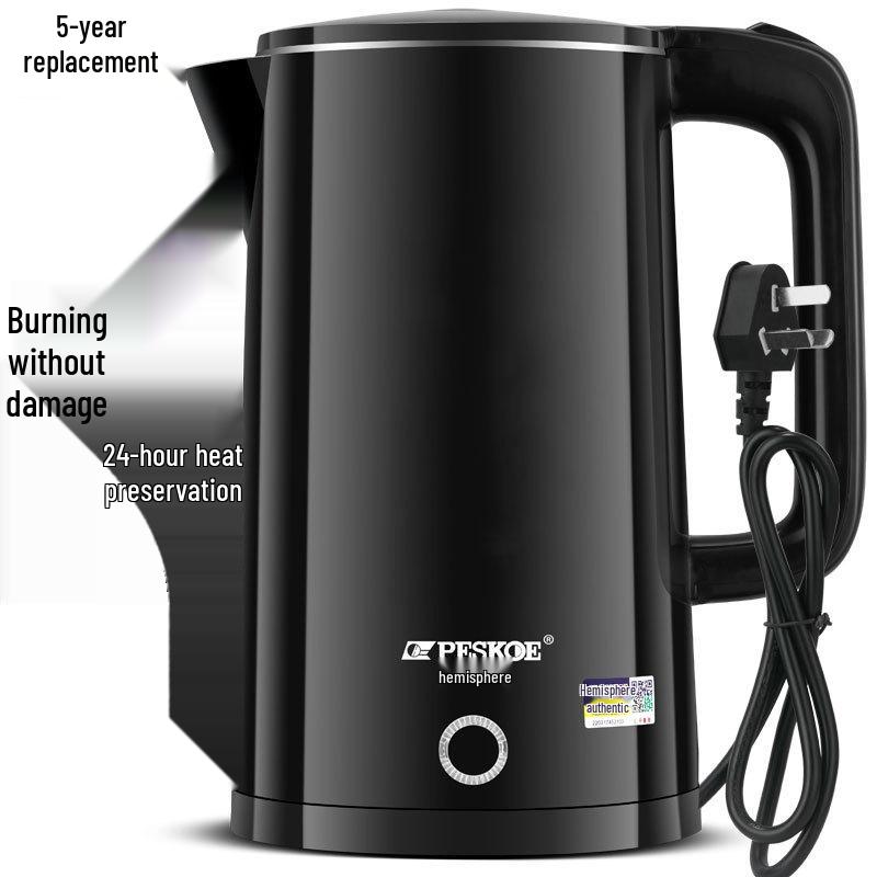 Positive Hemisphere Stainless Steel Electric Kettle: Auto-Off, Thermal Insulation, Household Electric Water Boiler