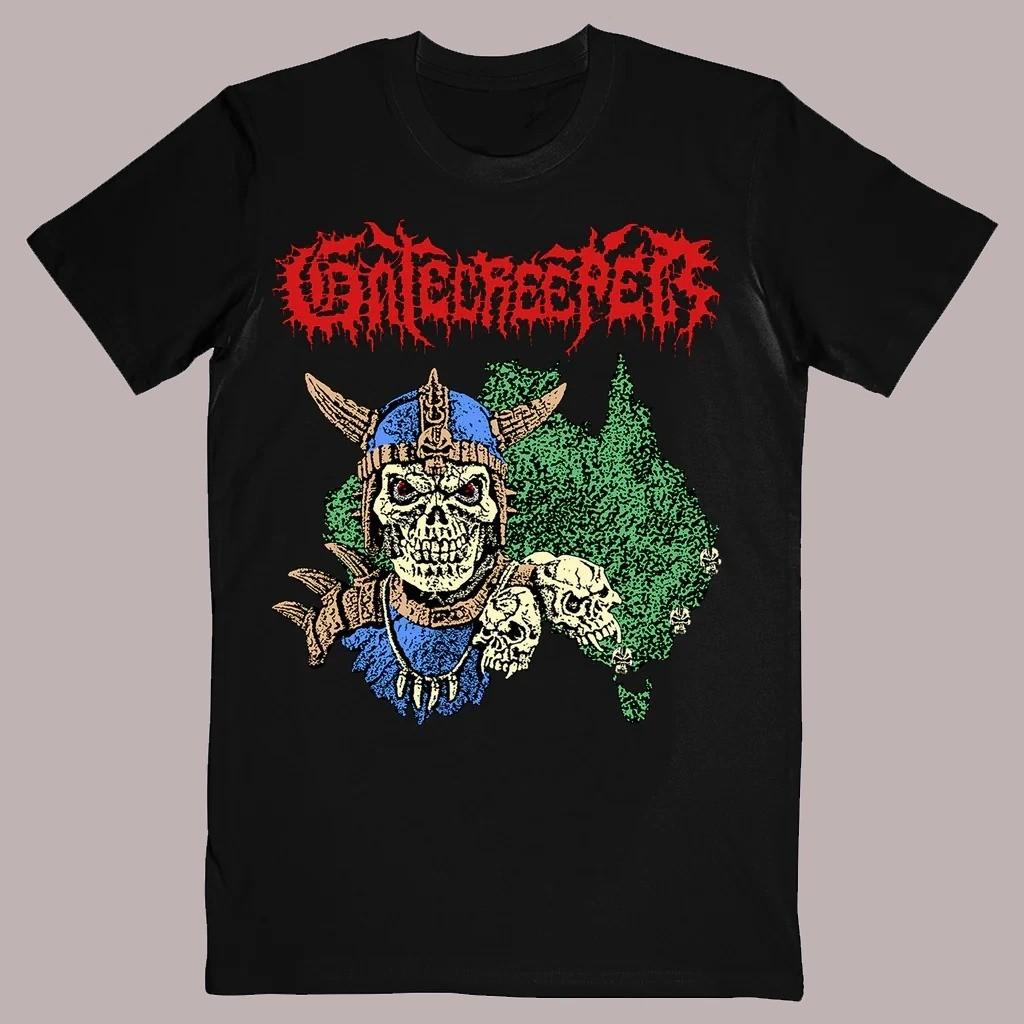Collection Gatecreeper Band Heavy Cotton Black S to 5XL Shirt SG505 S разноцветный