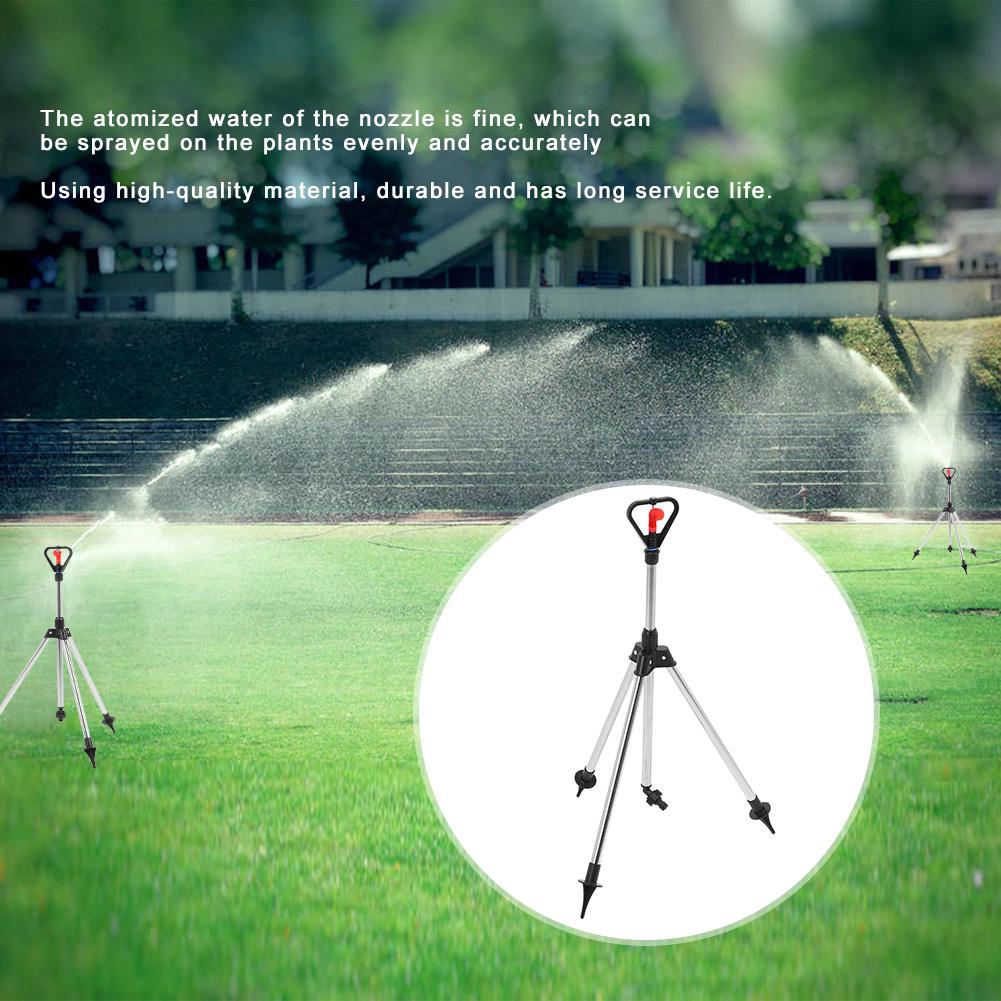 360 Degrees Adjustable Tripod Water Sprinkler Garden Lawn Irrigation Tool