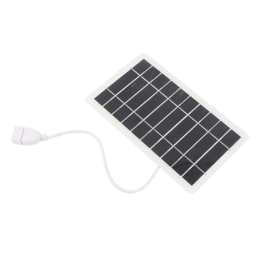 Mini Solar Panels Polycrystalline Silicon 2W 5V Portable USB Solar Panel Charger for Emergency