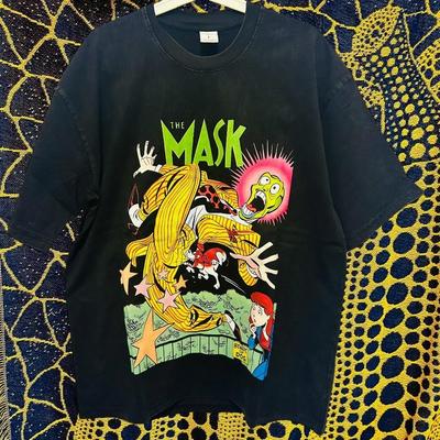 The Mask Comic 90s Retro Style Black Short Sleeve T Shirt Men Women NH24387 Unisex T-Shirt