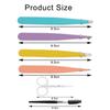 6 PCS Eyebrow Tweezers Set - Tweezers for Women and Men Facial Hair Chin, Eyebrow Kit Ingrown Hair Tweezers Precision Tweezers