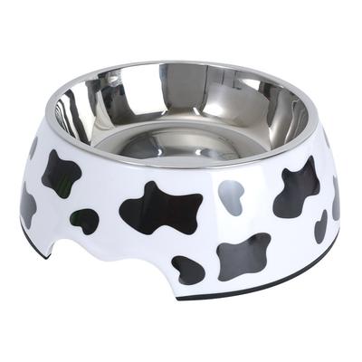 Z Cat Bowl Pet Bowl Stainless Steel Pet Cartoon Pantry Dog Bowl Food Basin Two-in-one Dog Basin Food Utensils