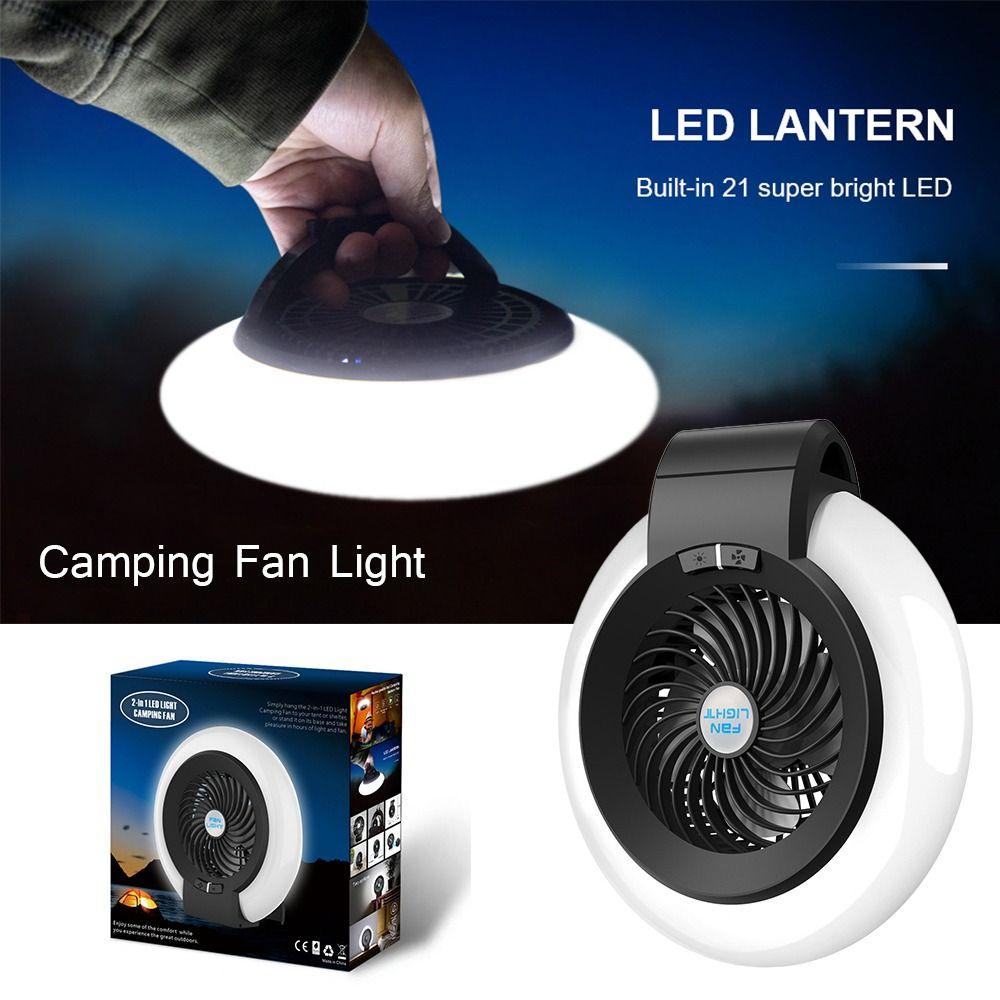 

New Camping Light Tent Fan Camping Fan Light Outdoor Camping Fan Rechargeable