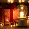 LED Study Table Lamp Glass Desk Light with Warm White Glow Mini Reading Lamp for Office and Student