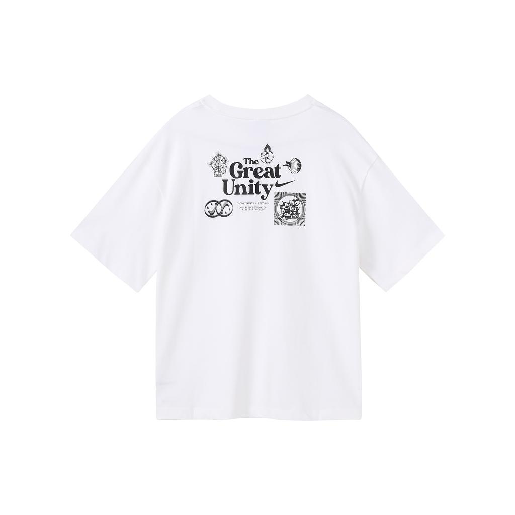 Nike Drop Shoulder Sleeve T Shirt Women's White DM7904-100