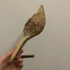 2026 Summer Champagne Gold Embroidered Pointed Toe Mules: Women's One-Strap Thin Heel Sandals
