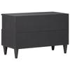 Media Storage Cabinet Multicolored 70 X 33.5 X 46 Cm Solid Mango Wood
