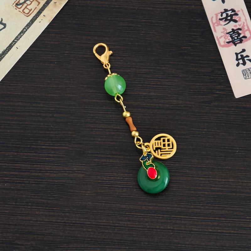 Traditional Lion Fortune Qipao Lapel Ornament for Hanfu Tea Ceremony