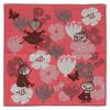 MOOMIN Triple Gauze Handkerchief for Men and Red 34cm X 34cm (Moomin) Handkerchief, Unisex, Handkerchief, 28406513, Women, 28406514A, [A], Approx.