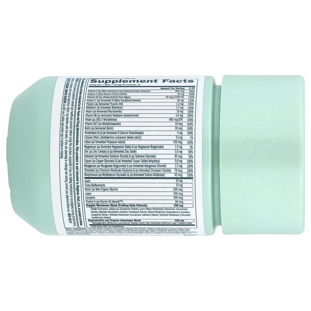 True Grace, One Daily Frauen Multivitamin 40+, Vegan, 30 Tabletten