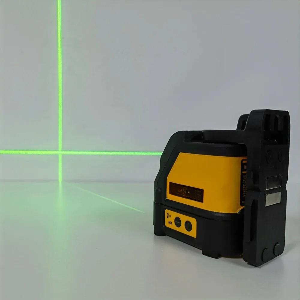 50M High Precision Green Light Laser Leveler Portable Automatic Leveling Beam Line Measurement Tool