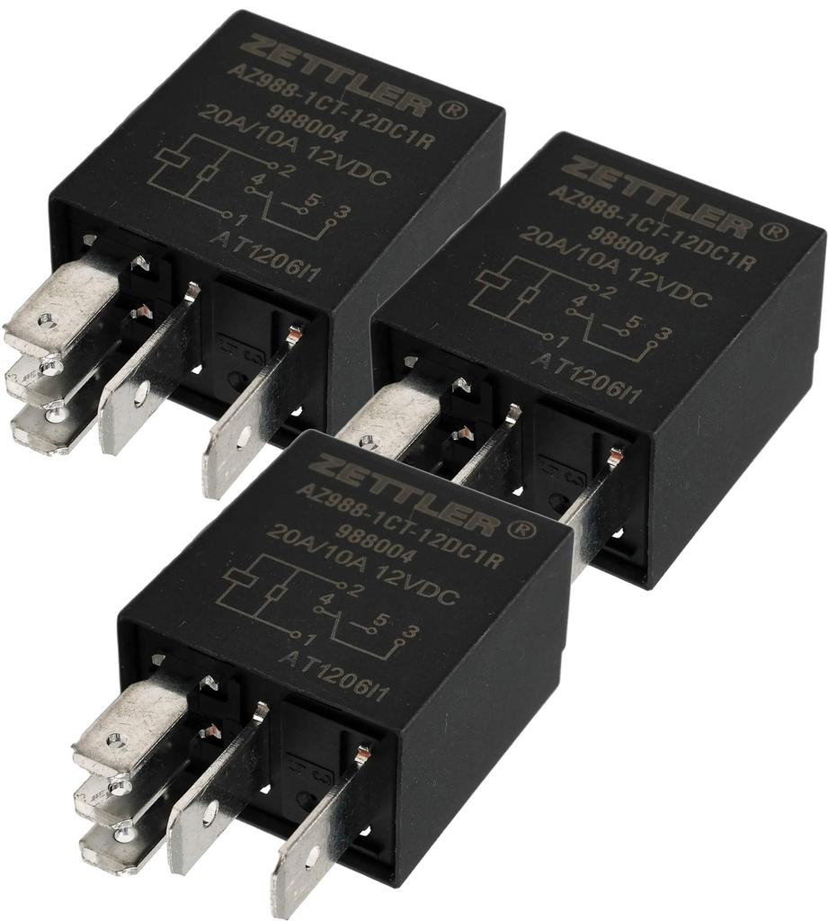 American Zettler Fuel Pump Relay Replacement for 4671168E 72472M 3 Pack