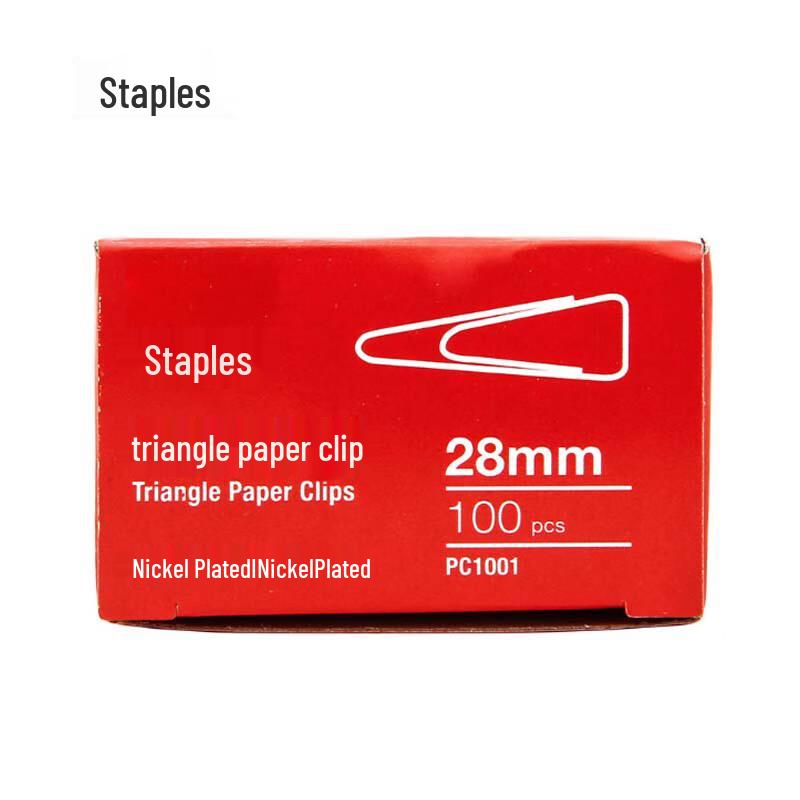 Staples PC1001 Silver Paperclips