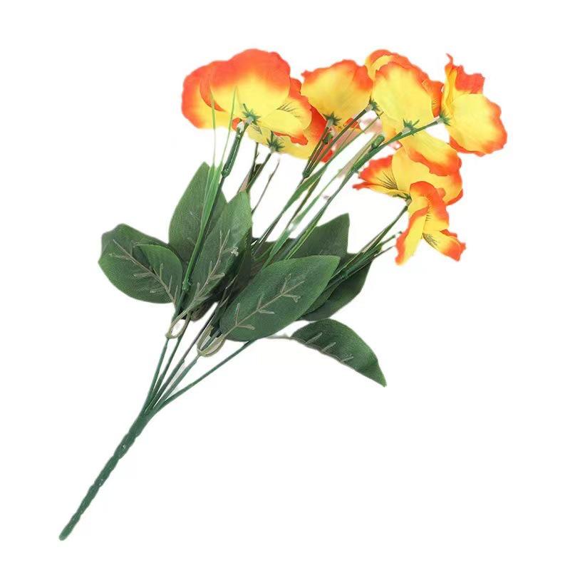 Kleine Stiefmütterchen Simulationsblumen-Ornament für Heimdekoration