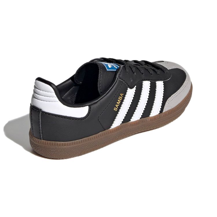 Adidas Samba OG J Black White Gum Kids Sneakers Core-Black Cloud-White GZ8349