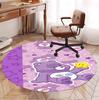 Care Bears Pattern Round Rug, Indoor/Outdoor Mat, for Picnic, Gameroom, Bedroom, Office, Living Room, Home Decor Carpet, Birthday Gift