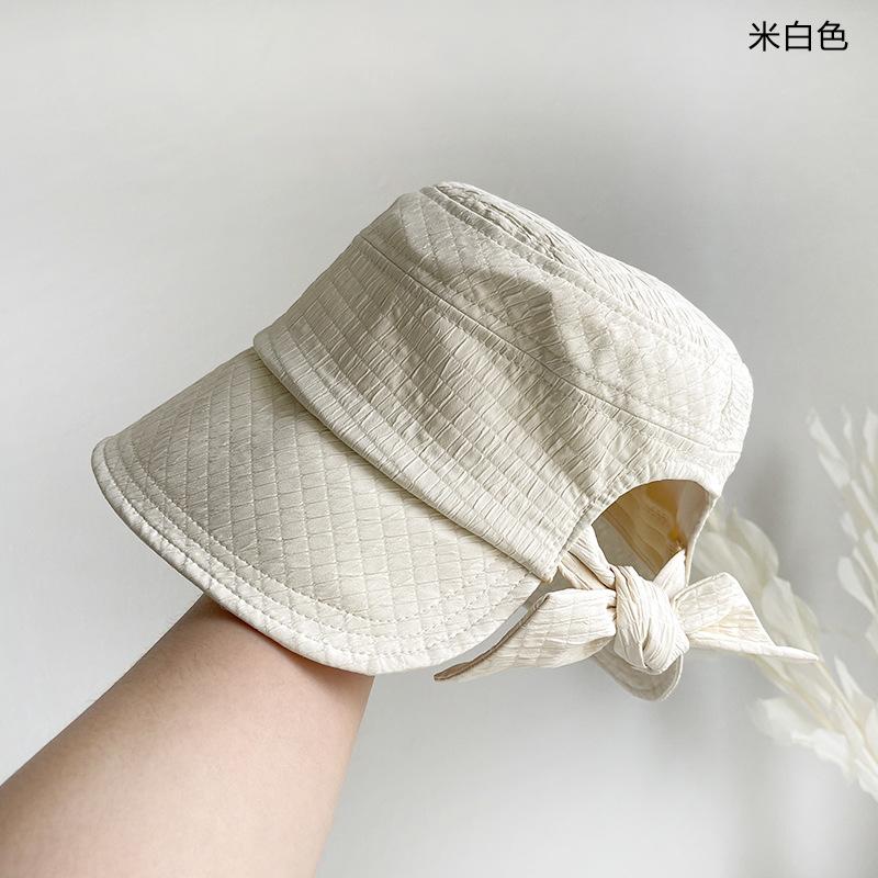 Big head circumference bucket hat women's spring and summer Japanese face covering basin hat black plain sunscreen hat sun hat