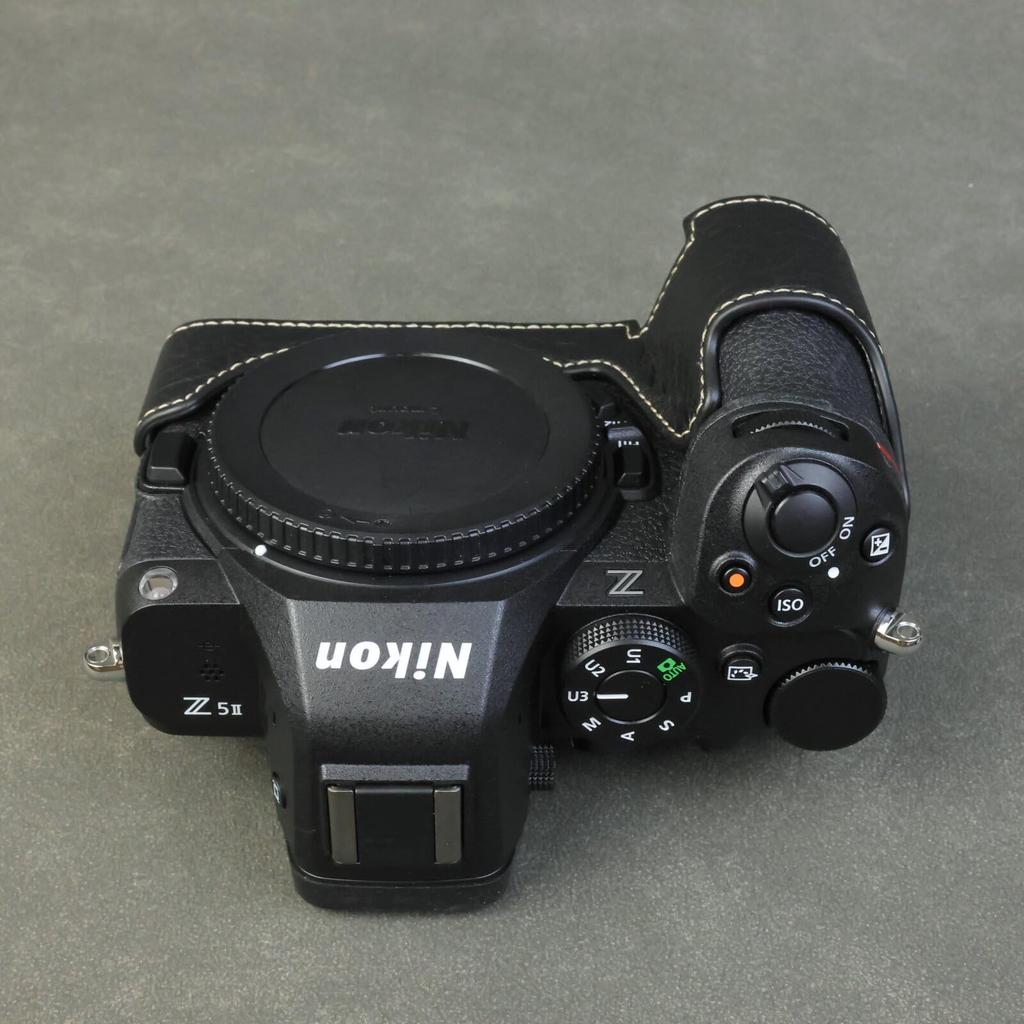 SIUTATDSH PU Leather Camera Case for Nikon Z5 Z5 and Mark II Includes a camera and portable tripod and includes battery II, II, M2, Cameras. holder,