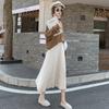 Women's Knitted High Waist Skirt Dress Autumn Winter Ladies Elegant Party Midi Skirt A Line Thicken Warm Skirts Female