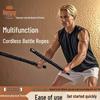 Indoor Cordless Battle Rope for Strength and Muscle Training