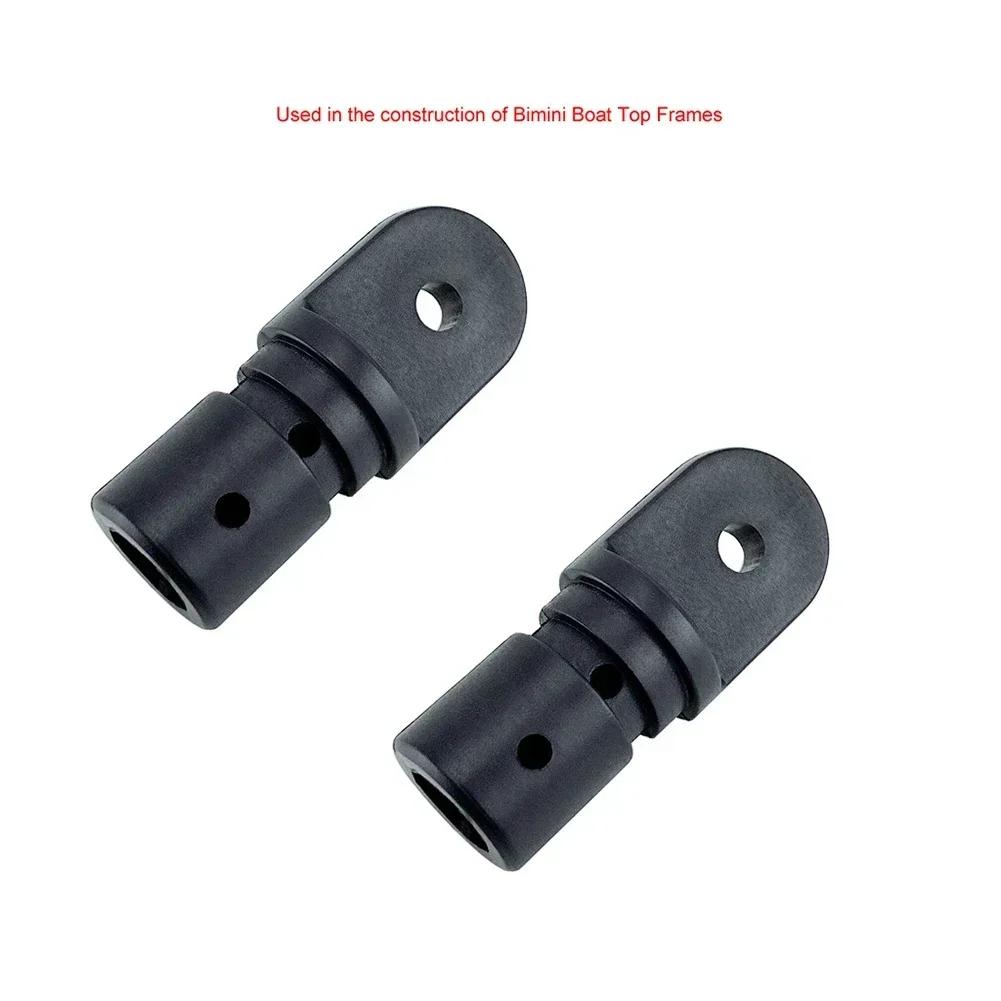 2pcs Car Boat Bimini Top Insert Tube Eye End Nylon Boat Inside Eye End Top Fitting Hardware Accessories