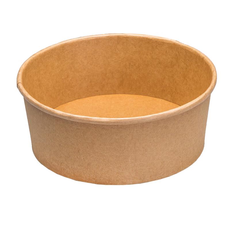 Nuoxian Disposable Round Kraft Paper Bowls with Lids
