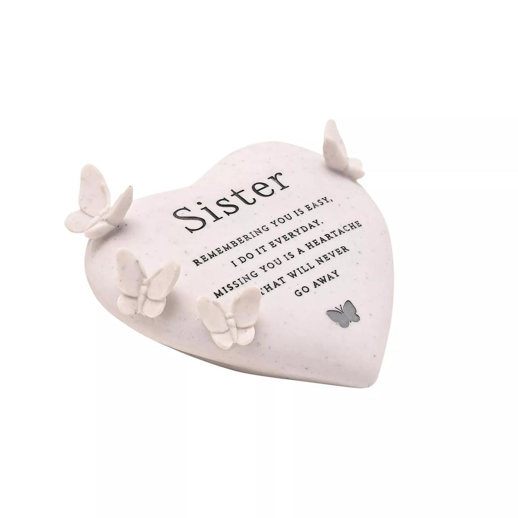 Feestelijke Gedachten Aan Jou Zus Vlinder Grafsteen Ornament