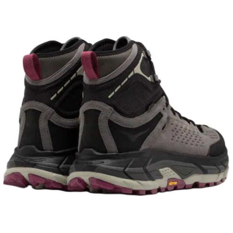 HOKA One One Tor Ultra Comfortable Soft Non-Slip Wear-Resistant High-Top Hiking Shoes Unisex Hiking Shoes Gray Black 1153190F-BNTT