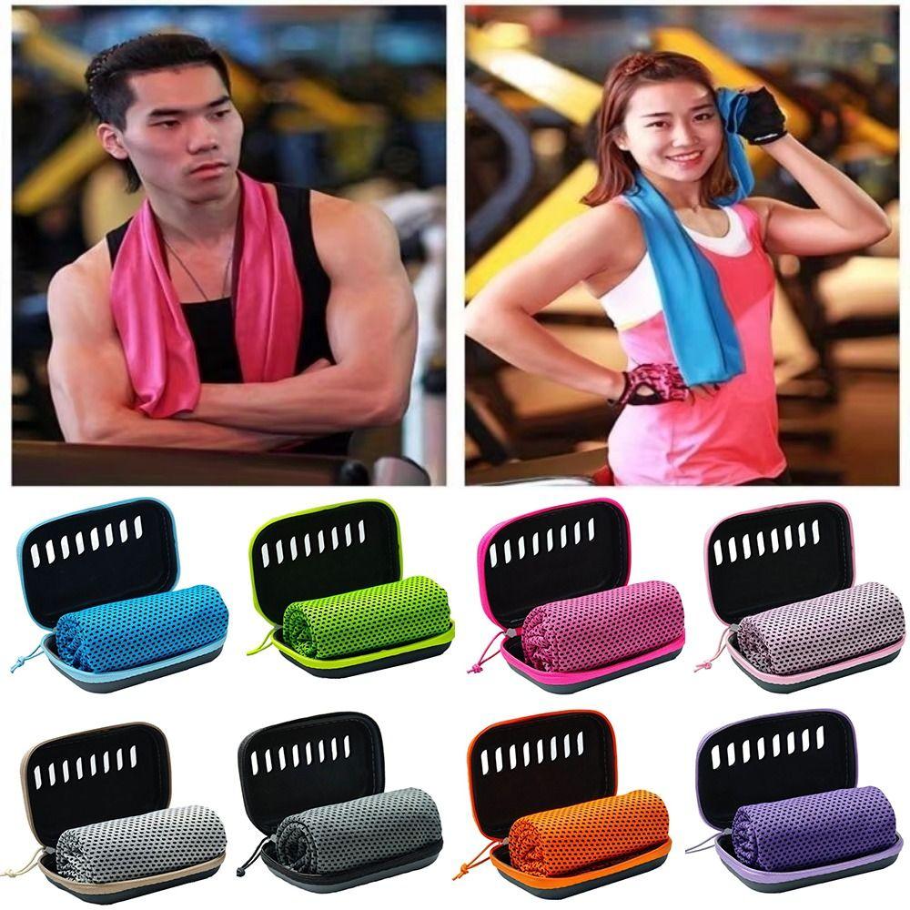 EVA Boxed Sports Cooling Ice Towel Polyester Running Fitness Towel Summer