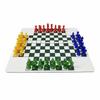Acrylic Multiplayer Chess Set Luxury Figures Compact Board for Engaging